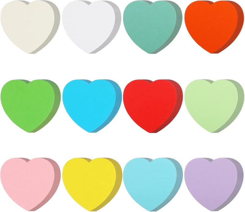 MixTeach 360 Pcs Heart Cutouts Paper Hearts Heart Shape Cut-Outs Assorted Color Paper Die Cuts for Valentine’s Day Kids DIY Craft Art Project Home School Classroom Decorations Bulletin Board Decor - Image 1